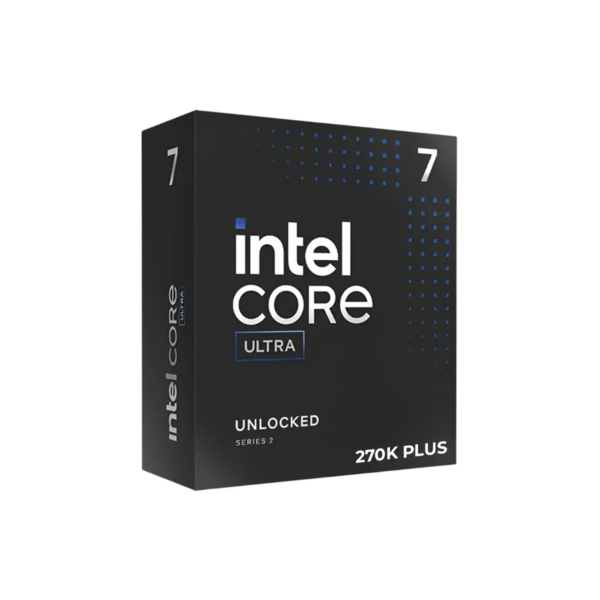 Intel® Core™ Ultra 7 Processor 270K Plus 24 cores (8 P-cores + 16 E-cores) up to 5.5 GHz