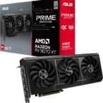 ASUS Prime AMD Radeon RX 9070 XT 16GB GDDR6 OC Edition Graphics Card,