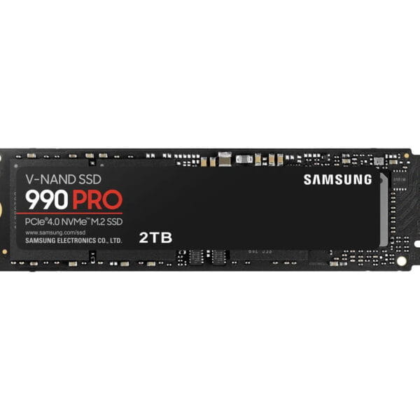 SAMSUNG 990 PRO 2TB SSD, PCIe Gen4 M.2 2280, Seq. Read Speeds Up-to 7,450MB/s