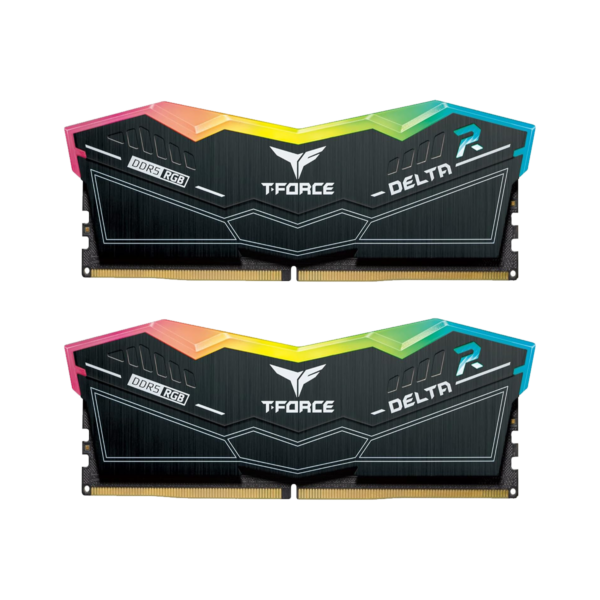 T-Force Delta RGB DDR5 Ram 32GB (2x16GB) 5200MHz PC5-41600 CL40 Intel XMP 3.0 & AMD Expo